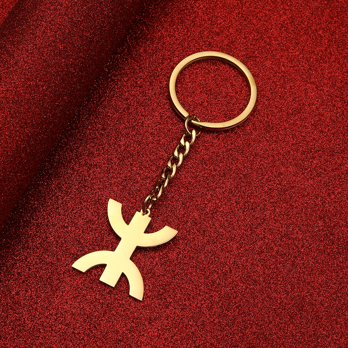 Musical Instrument Symbols - Stainless Steel Africa Berbers Symbol Pendant