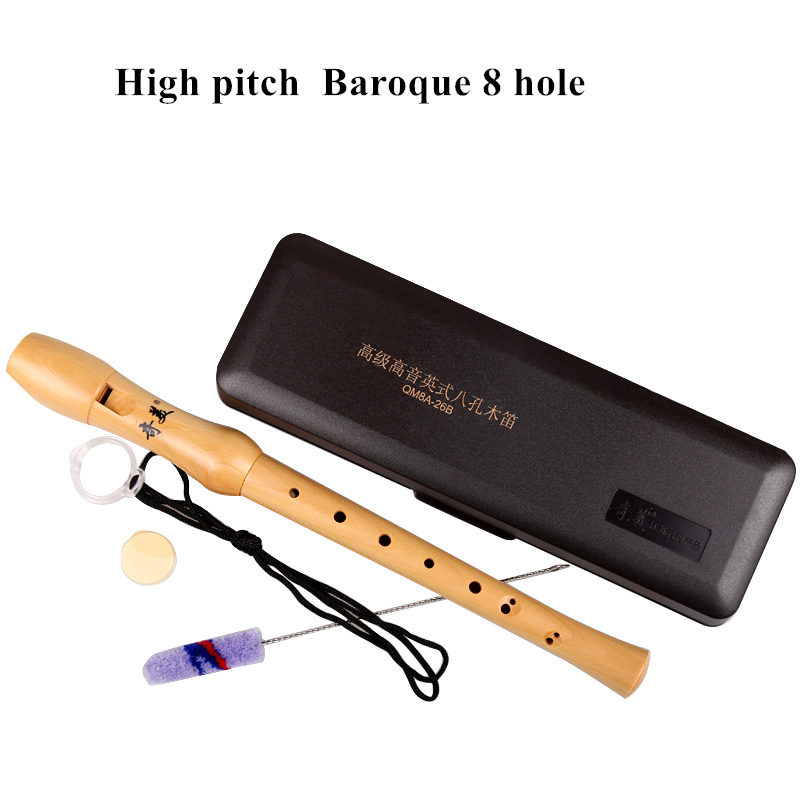Recorder Baroque Style - Chinese Vertical Clarinet Flute, Wooden Recorder,
