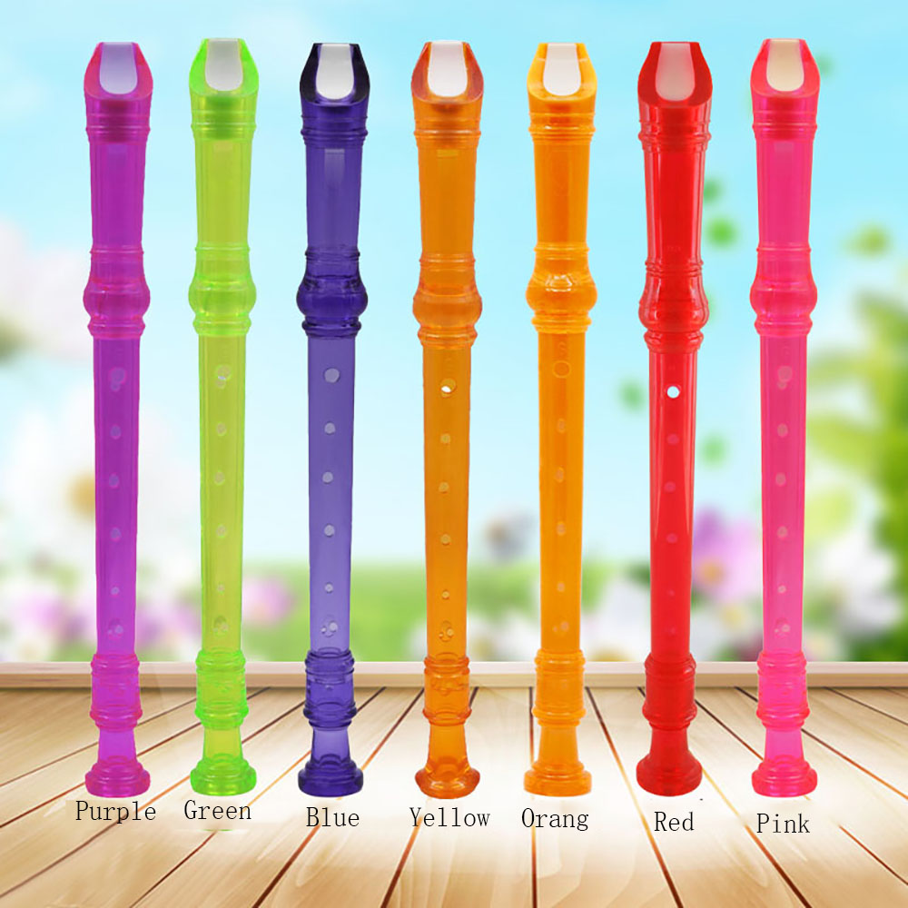 Recorder Baroque Style - 6 Colors Optional Environmental ABS Transparent