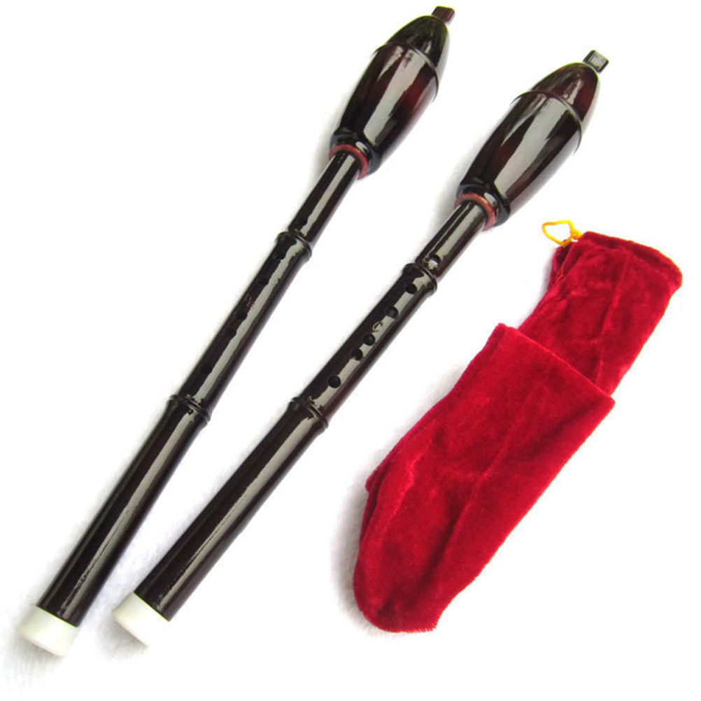Musical Instrument You Blow - 1Set Bawu Resin Traditional Vertical Blow