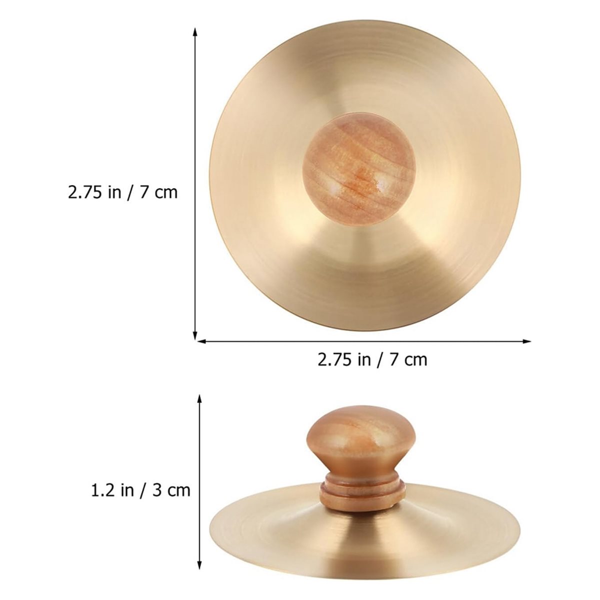 1 Pair Finger Cymbals 7cm/2.75 – обзор и цена Musical Instrument With Hand