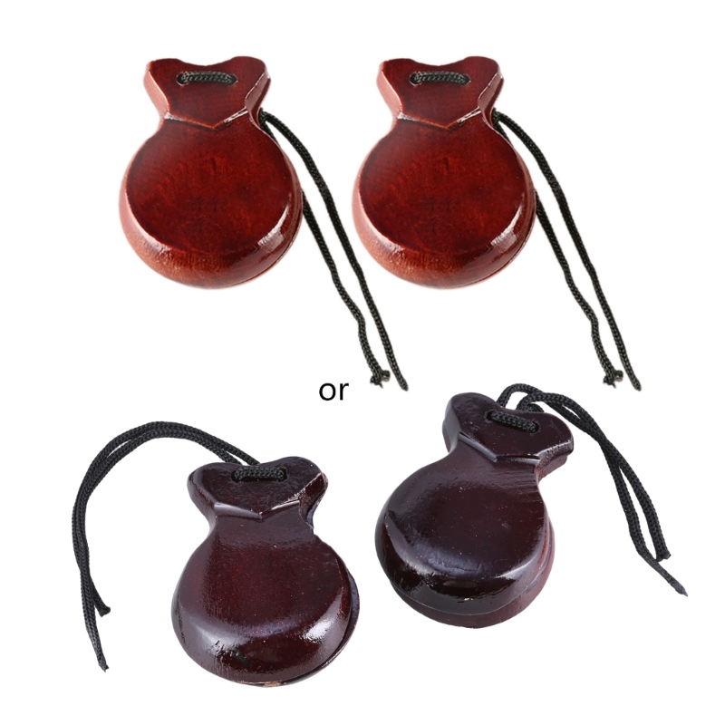2 Pcs Wood Spanish Castanets F – обзор и цена Musical Instrument Clapper