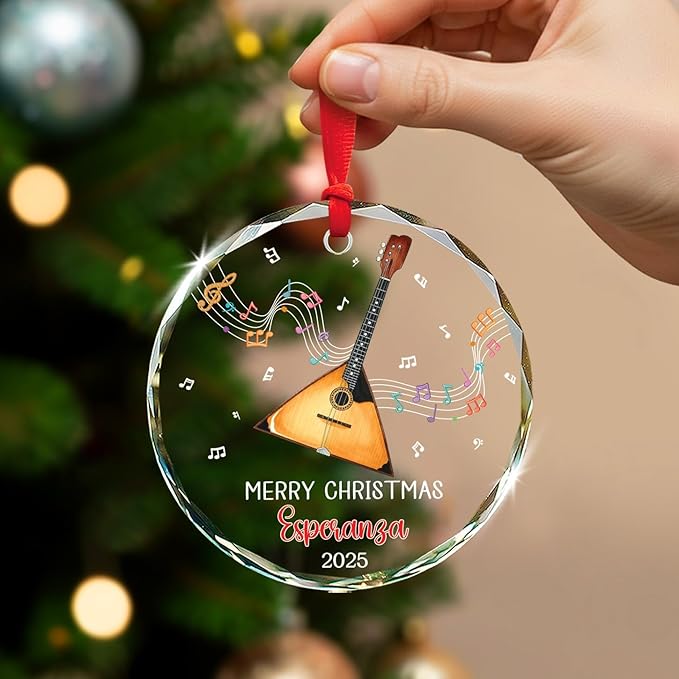 Balalaika Glass Ornament Chris – обзор и цена Musical Instrument Balalaika