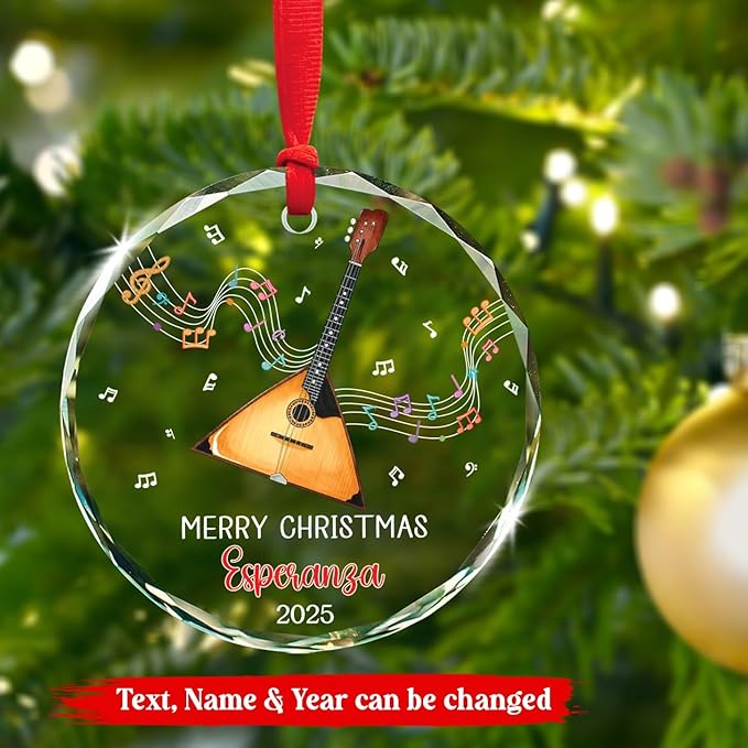 Balalaika Glass Ornament Chris – обзор и цена Musical Instrument Balalaika