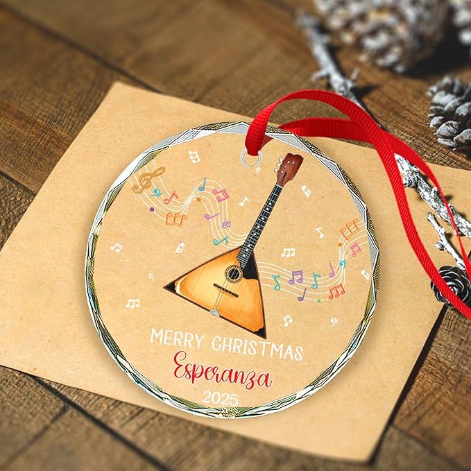 Balalaika Glass Ornament Chris – обзор и цена Musical Instrument Balalaika