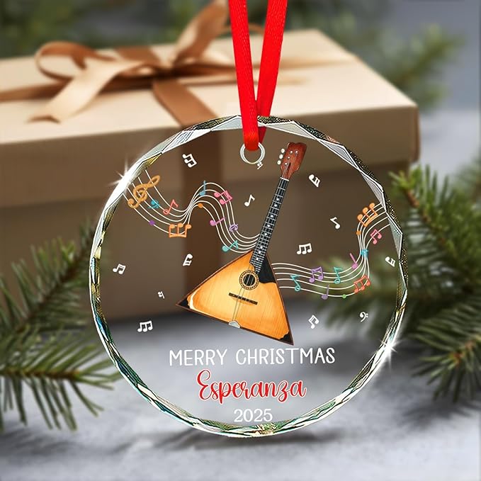 Balalaika Glass Ornament Chris – обзор и цена Musical Instrument Balalaika