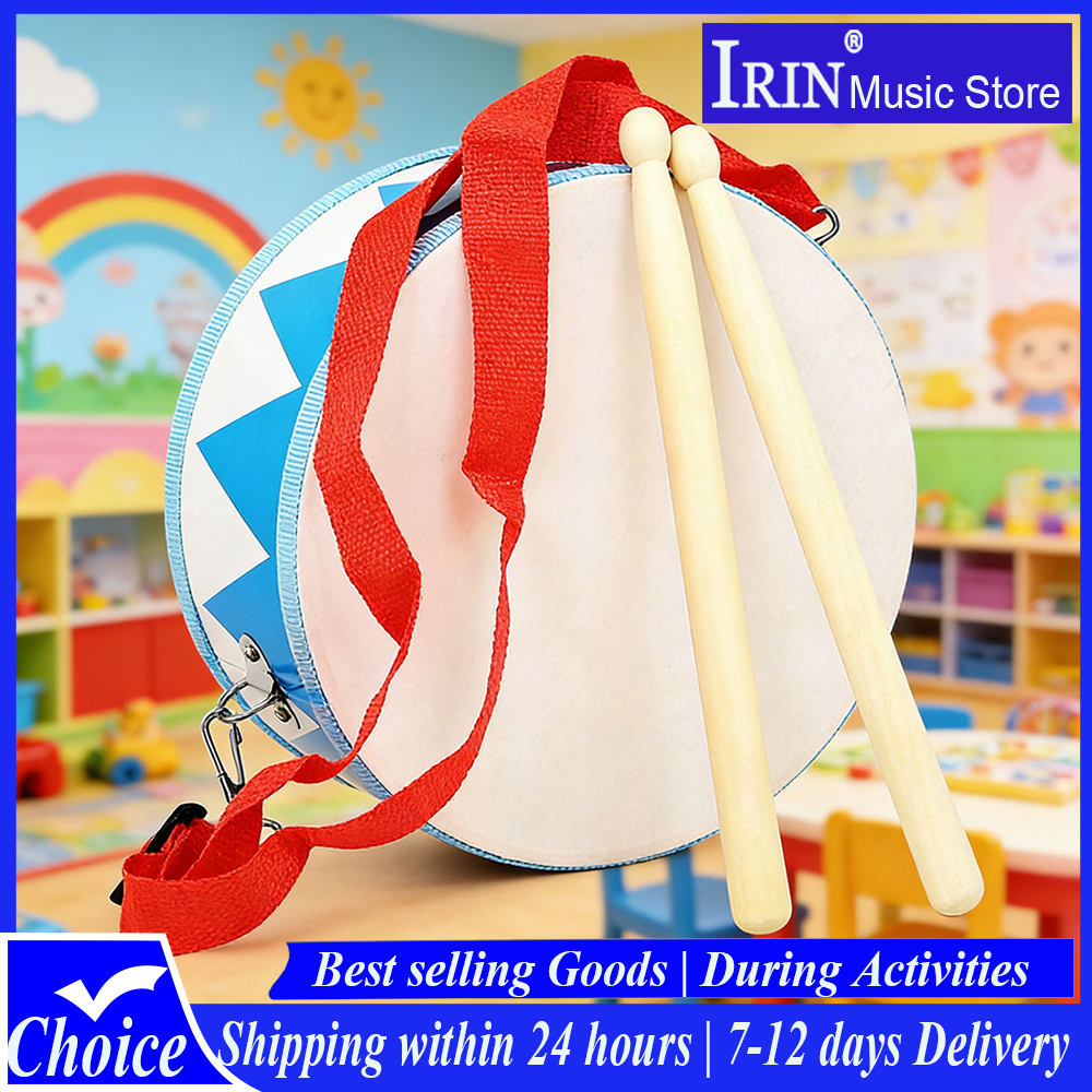 Orff Child Drum Double-Sided S – обзор и цена Musical Instrument With Hand