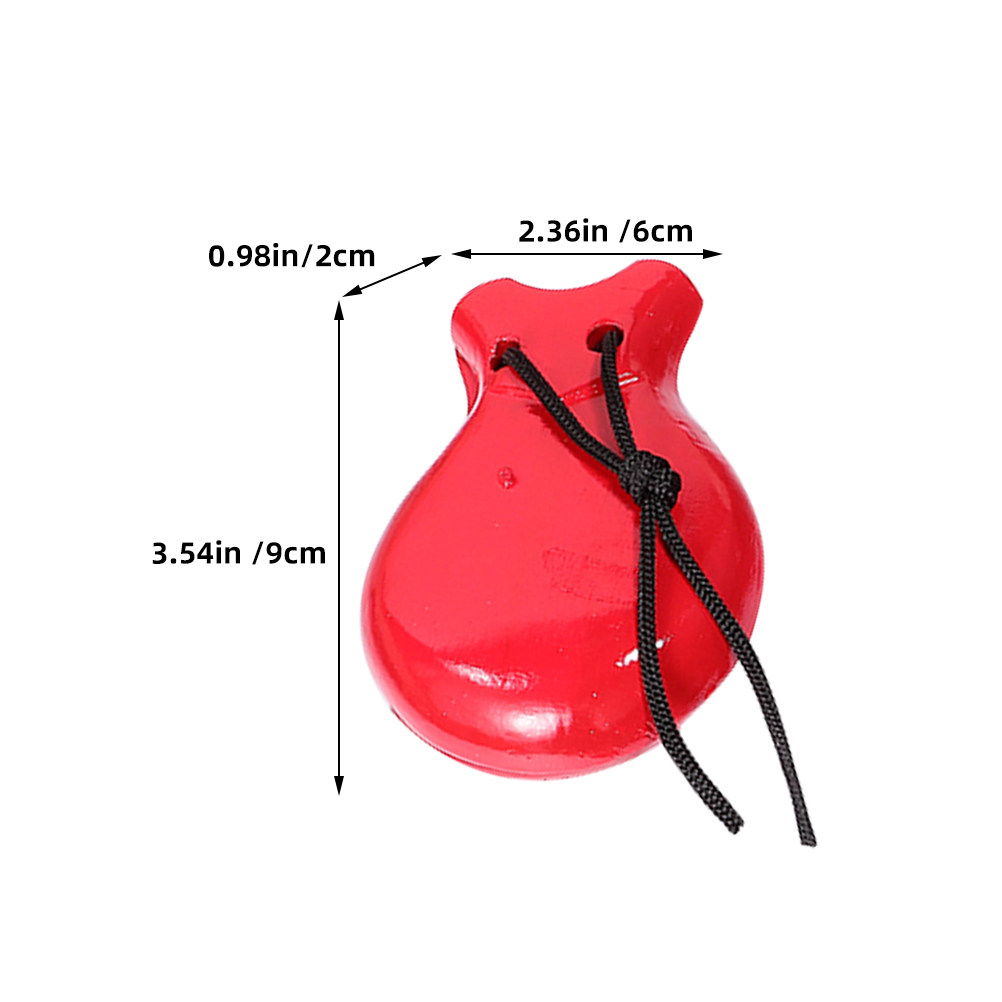 1Pair Premium Wood Castanets K – обзор и цена Musical Instrument Clapper