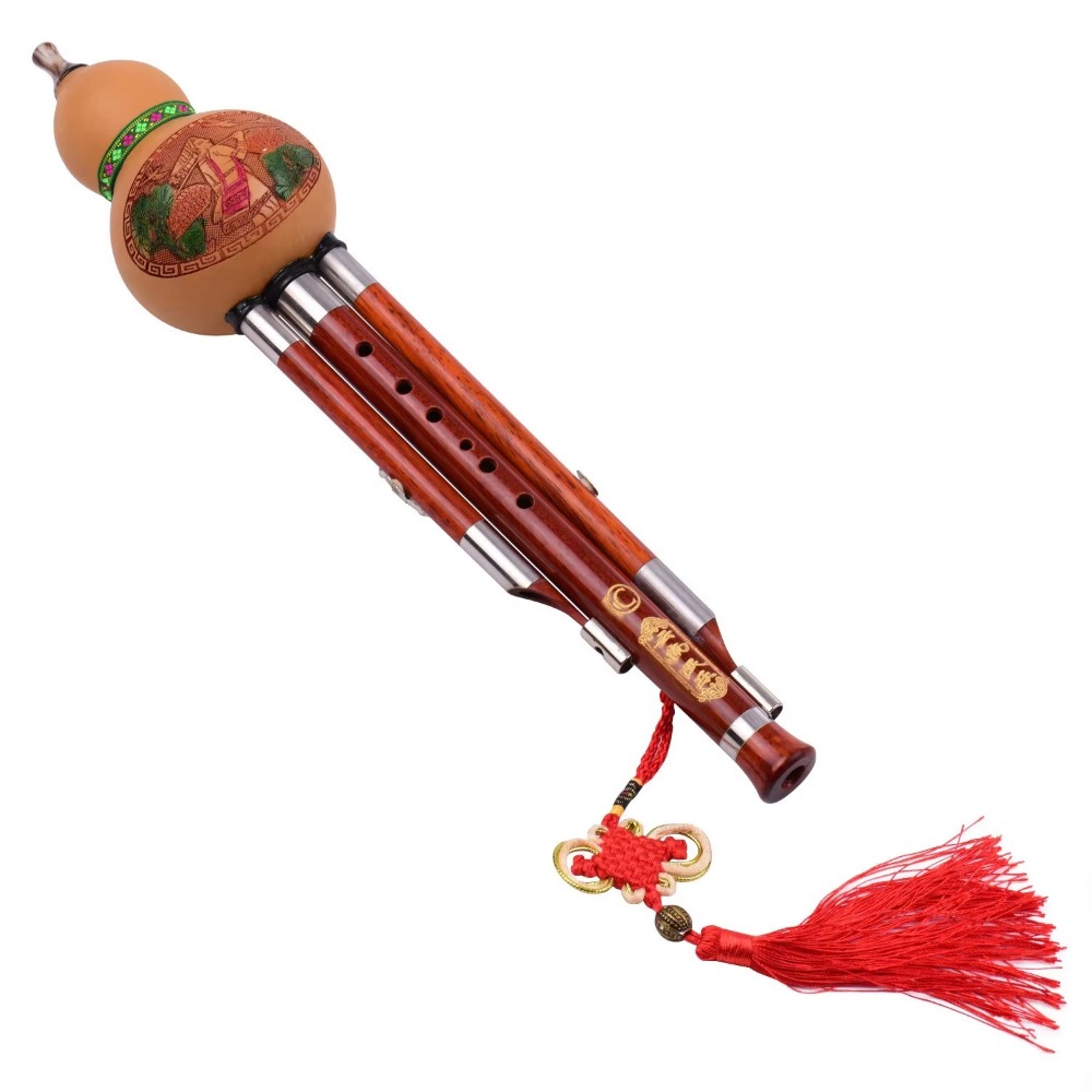 3-Tone C Key Hulusi Gourd Flut – обзор и цена Musical Instrument ____