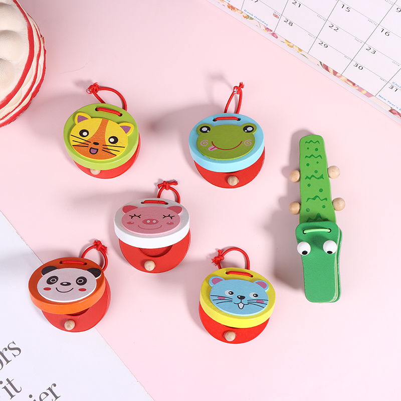 1Pc Kids Cartoon Wooden Crocod – обзор и цена Musical Instrument Clapper