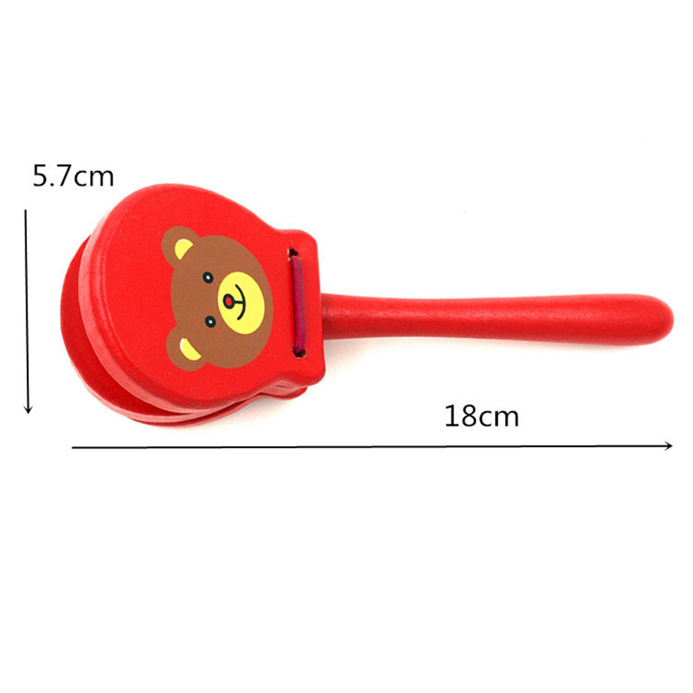 3Pcs Wooden Castanets Hand Cla – обзор и цена Musical Instrument Clapper