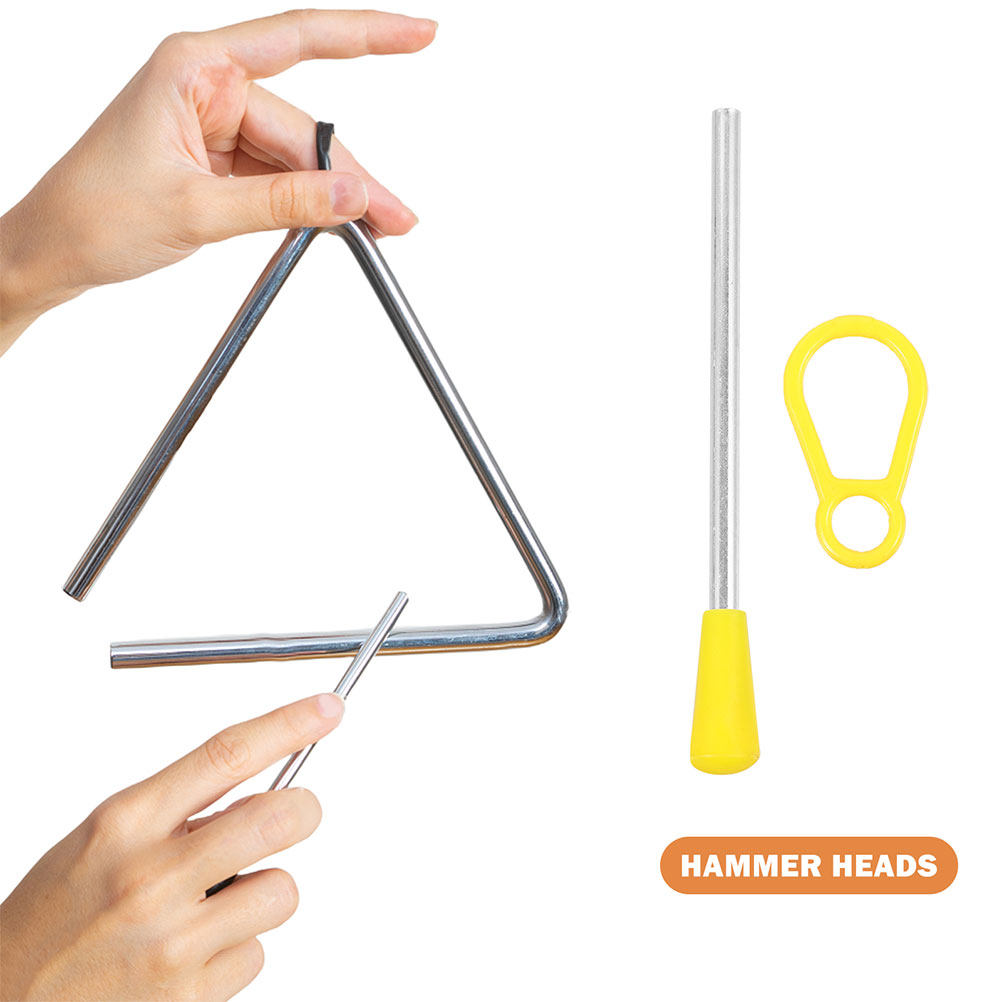 2Pcs Triangle Iron Mallets Sty – обзор и цена Musical Instrument Triangle