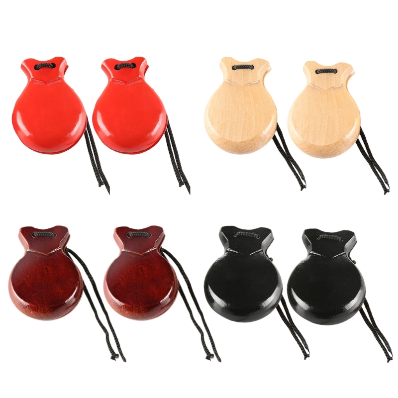 2Pcs Traditional Castanet Span – обзор и цена Musical Instrument Clapper