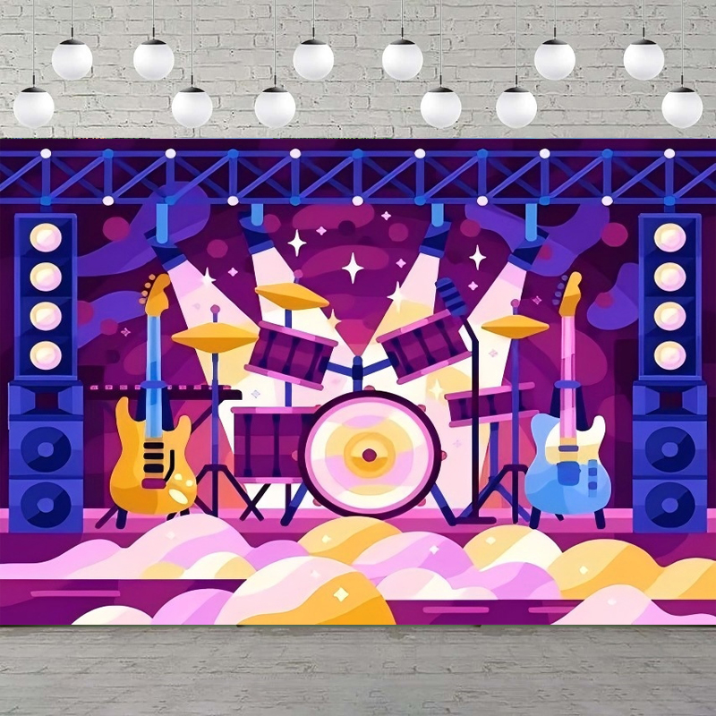 Photography Backdrop Rock Star – обзор и цена Musical Instrument You Blow