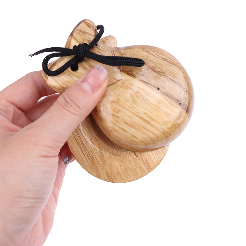 2Pcs Wooden Spanish Castanets  – обзор и цена Musical Instrument Clapper