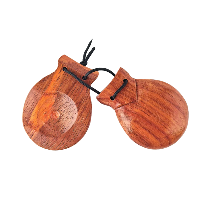 2Pcs Wooden Spanish Castanets  – обзор и цена Musical Instrument Clapper