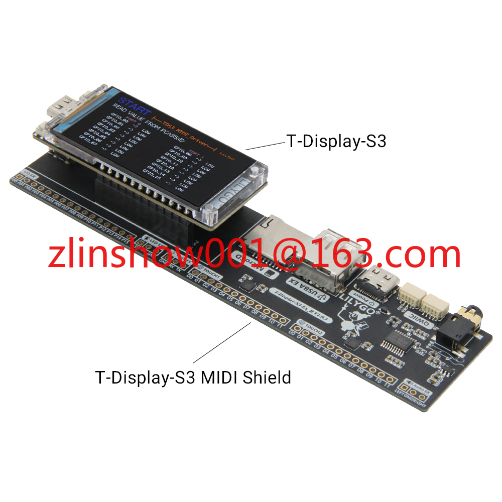 T-Display-S3 MIDI Shield Devel – обзор и цена Musical Instrument Digital Interface (Midi)