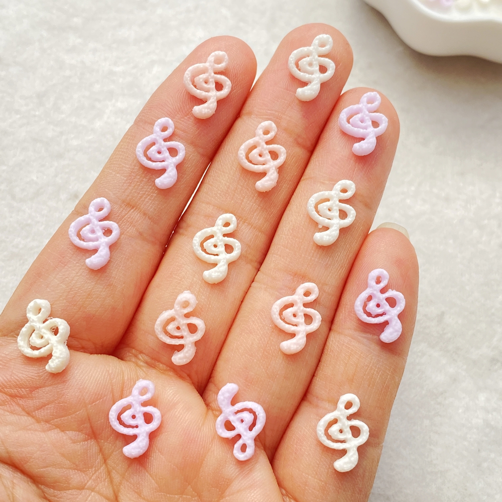 50pcs Mix Resin Mini Pink Musi – обзор и цена Musical Instrument Symbols
