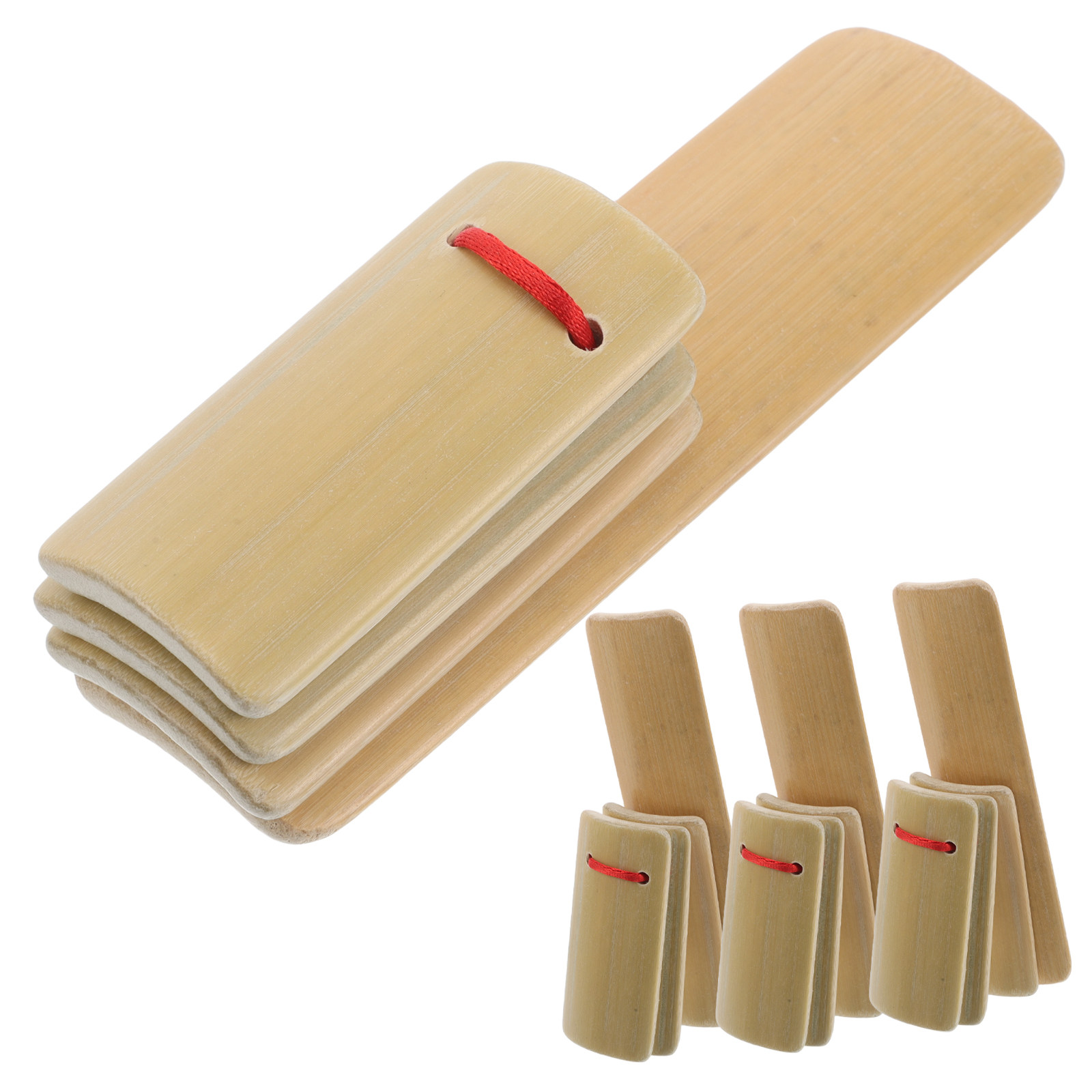 4Pcs Bamboo Clappers Kids Kuai – обзор и цена Musical Instrument Clapper