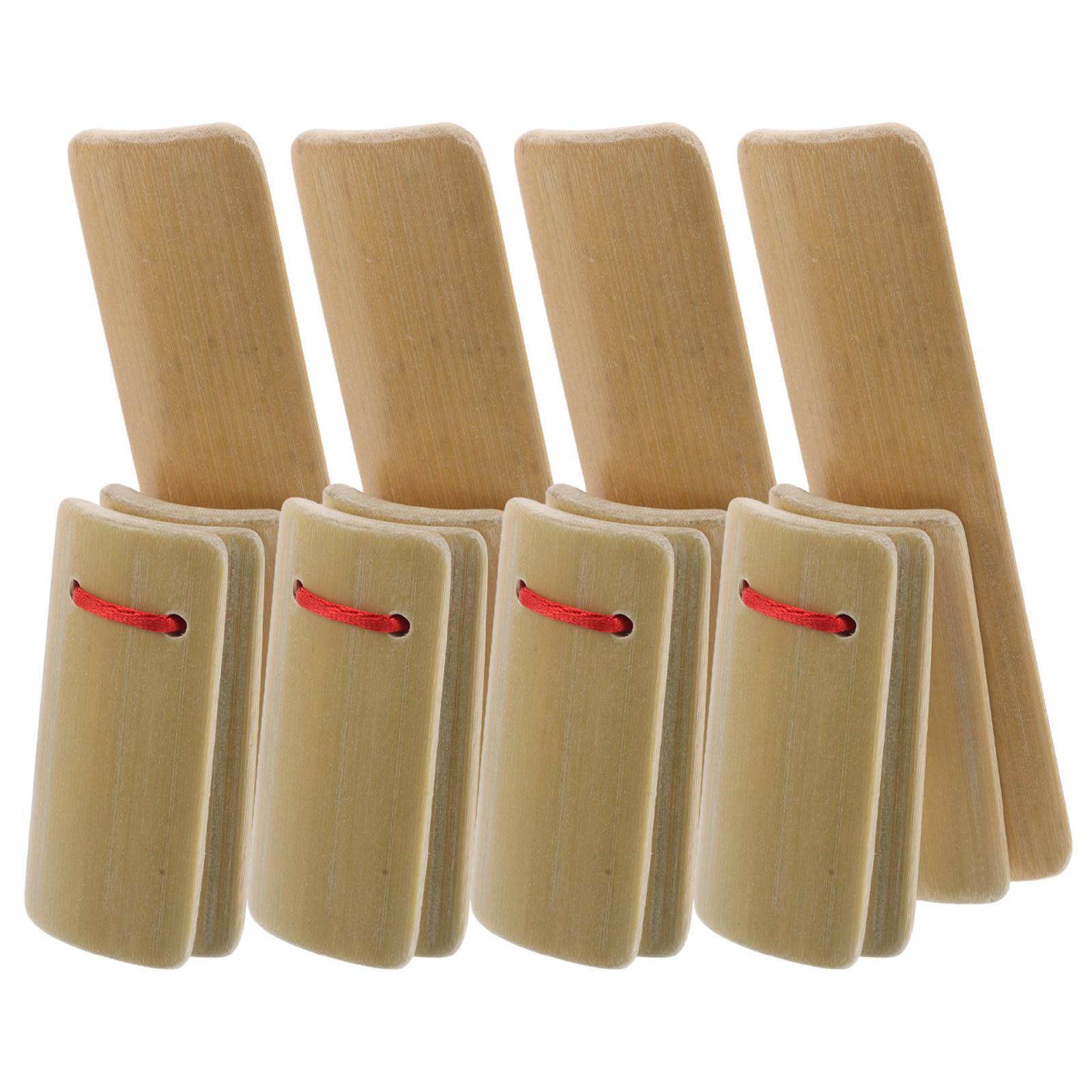 4Pcs Bamboo Clappers Kids Kuai – обзор и цена Musical Instrument Clapper