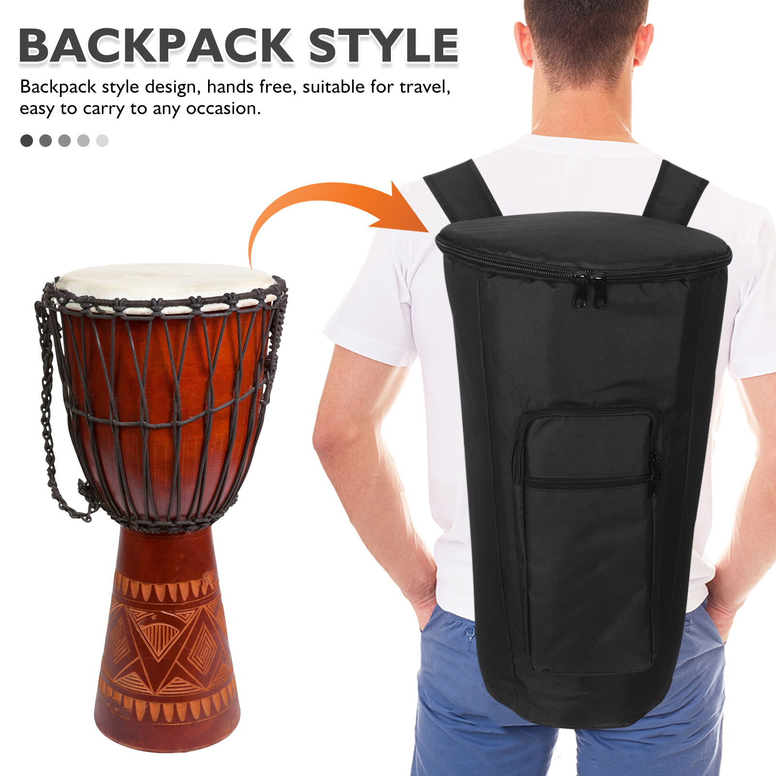 Djembe Drum Bag 12 Inch Waterp – обзор и цена Musical Instrument Djembe