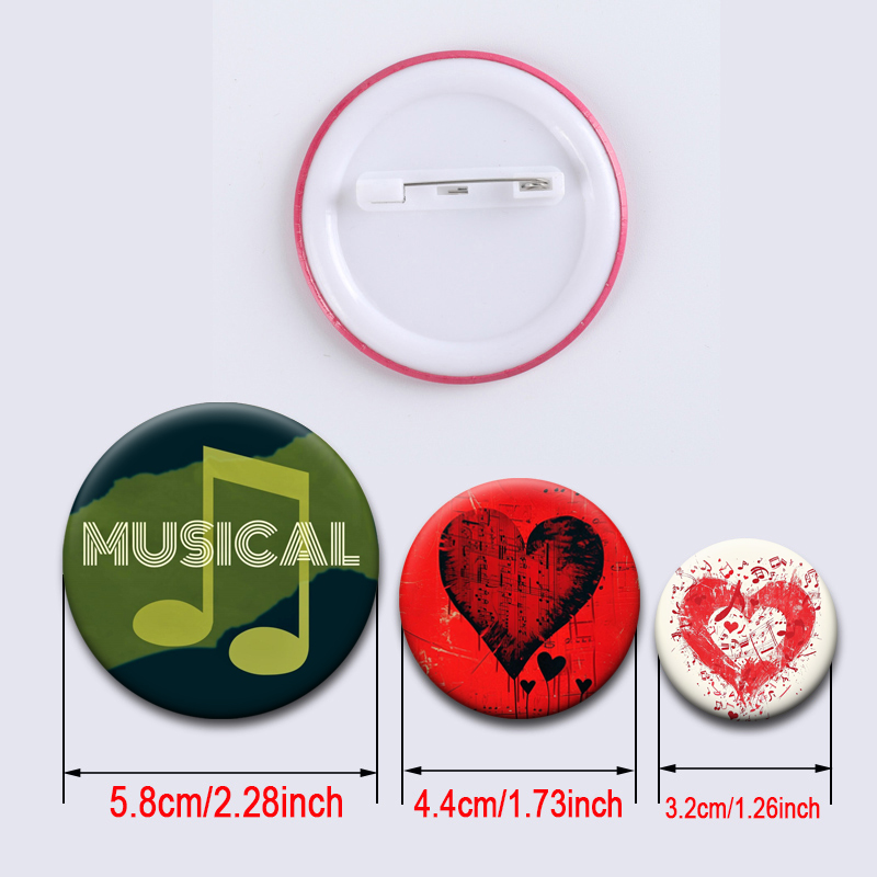 Musical Note Creative Badge I  – обзор и цена Musical Instrument Symbols