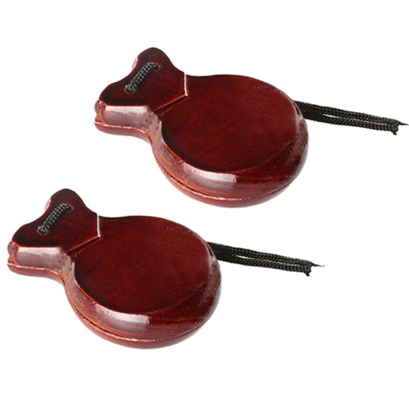 2Pcs Traditional Castanet Wood – обзор и цена Musical Instrument Clapper