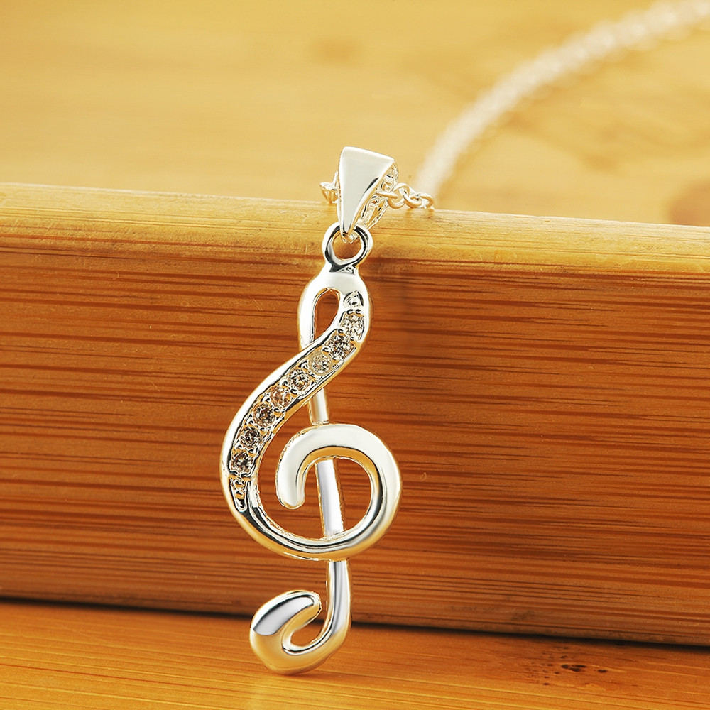 45CM 18inches 925 silver neckl – обзор и цена Musical Instrument Symbols