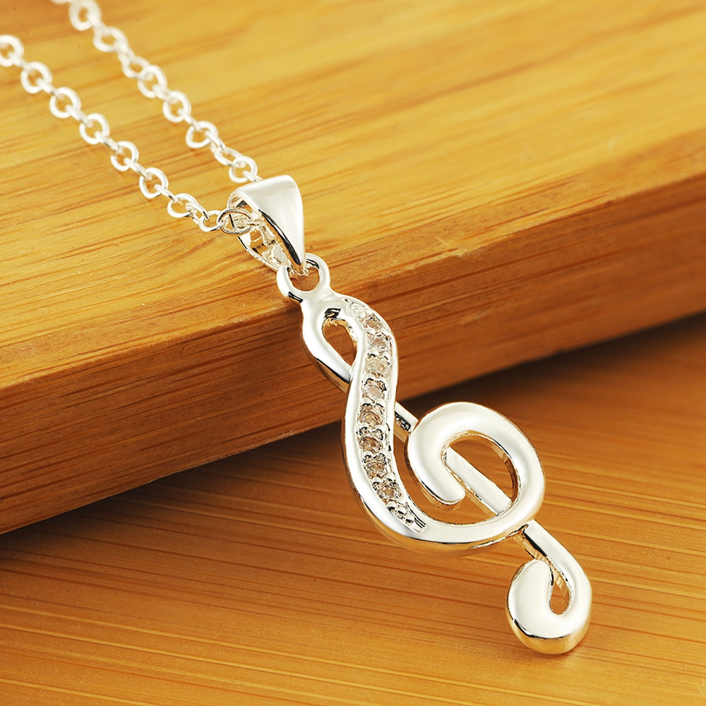 45CM 18inches 925 silver neckl – обзор и цена Musical Instrument Symbols