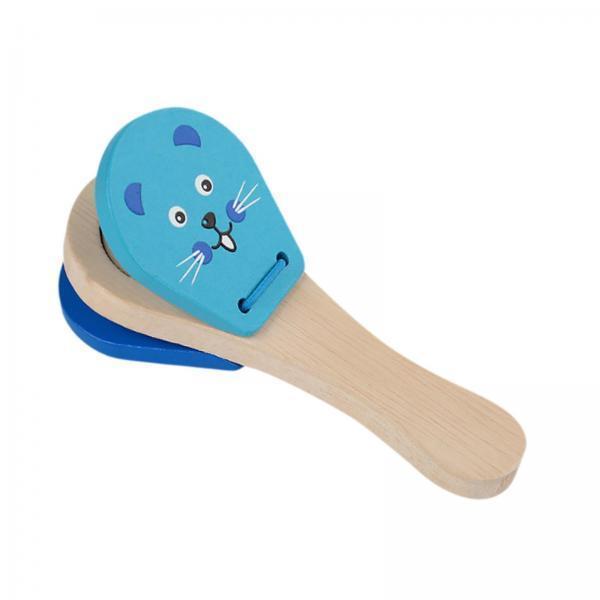 Wooden Castanets Clapper Kids  – обзор и цена Musical Instrument Clapper