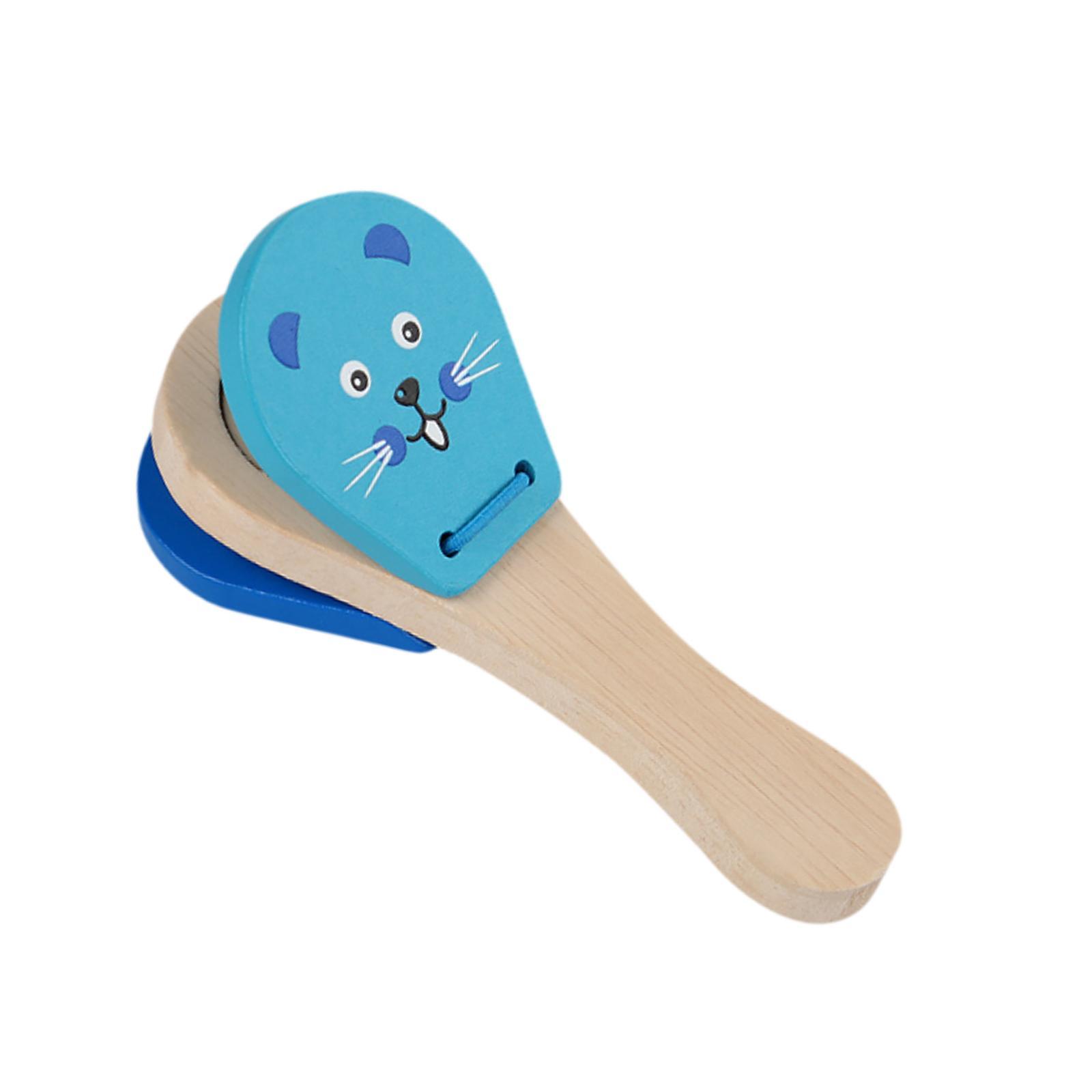 Wooden Castanets Clapper Kids  – обзор и цена Musical Instrument Clapper