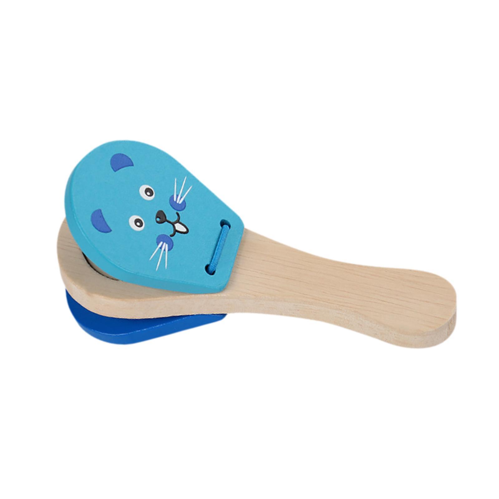Wooden Castanets Clapper Kids  – обзор и цена Musical Instrument Clapper
