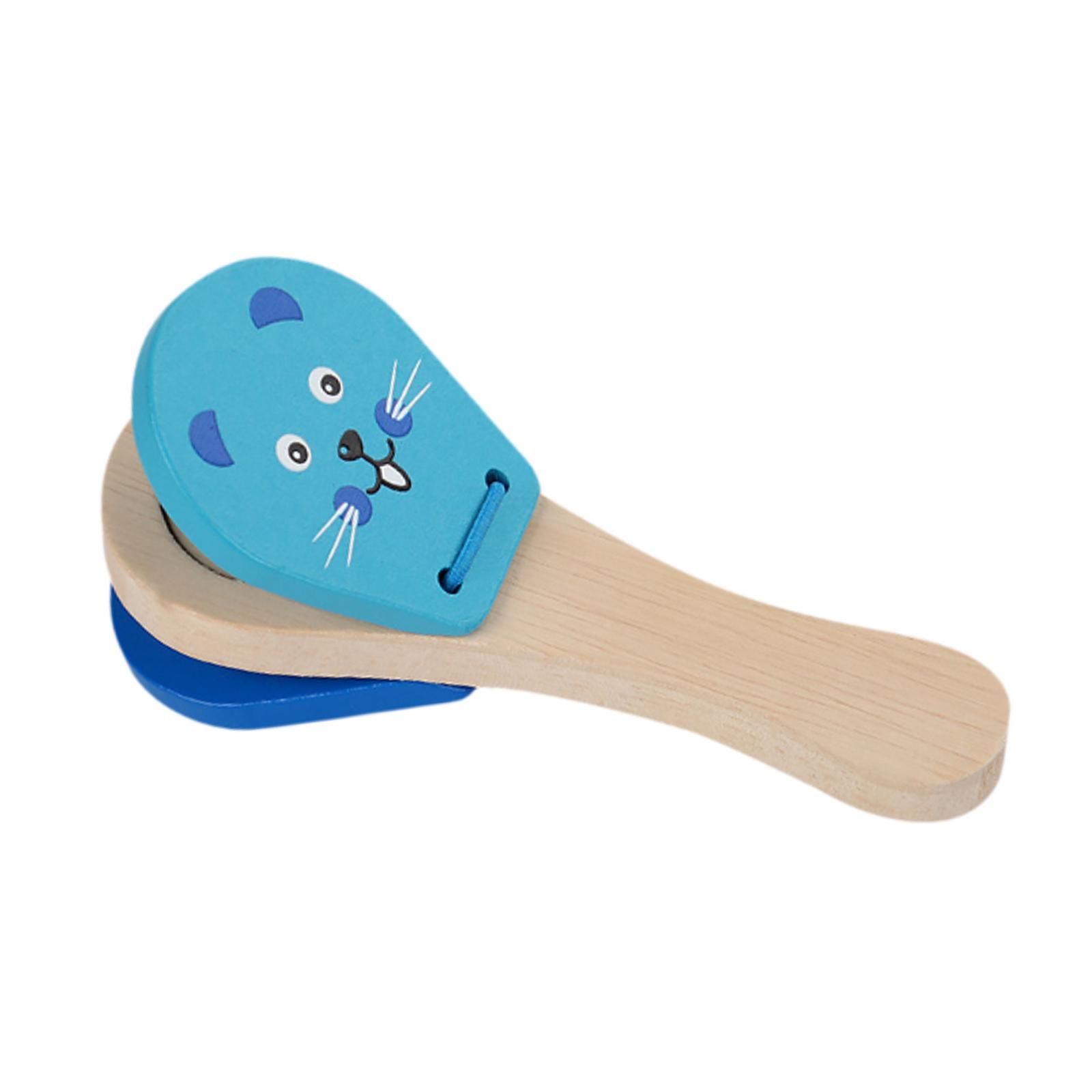 Wooden Castanets Clapper Kids  – обзор и цена Musical Instrument Clapper
