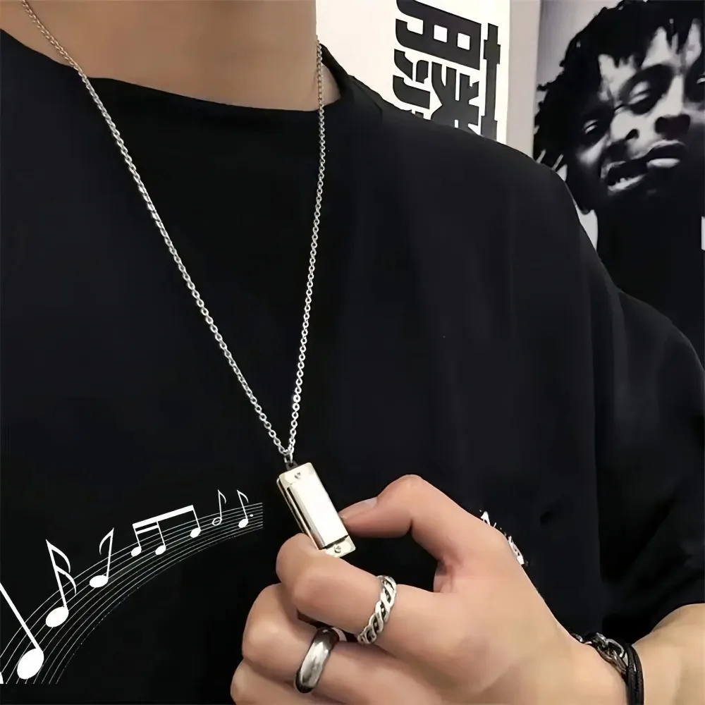 Mini Harmonica Necklace Men an – обзор и цена Musical Instrument You Blow