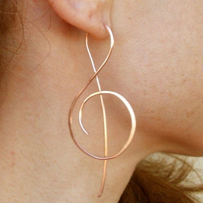 Trendy Music Symbol Earrings f – обзор и цена Musical Instrument Symbols