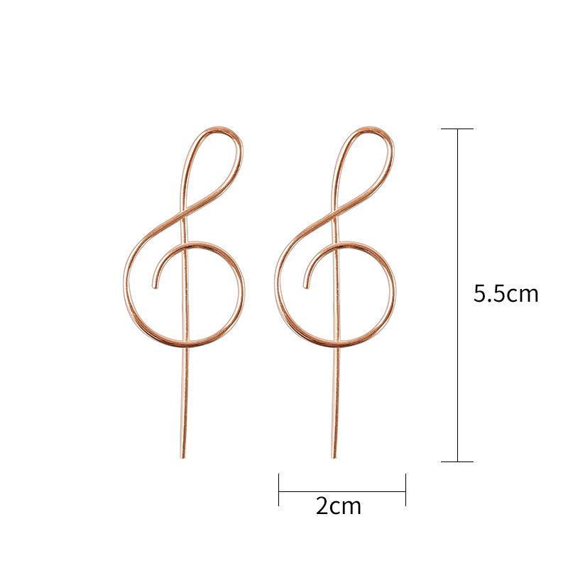Trendy Music Symbol Earrings f – обзор и цена Musical Instrument Symbols